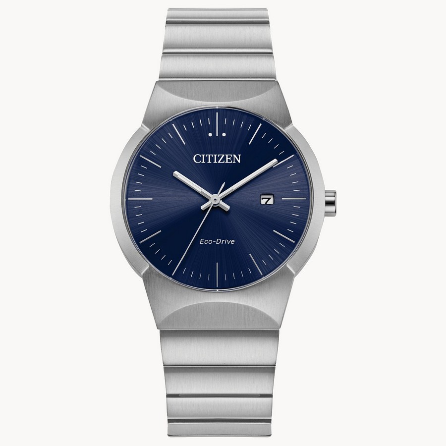 Đồng Hồ Citizen Axiom Nữ Bạc Xanh Đậm