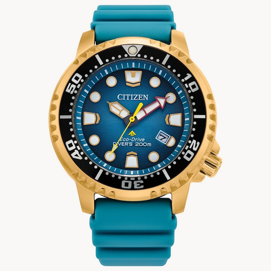 Đồng Hồ Citizen Promaster Dive Nữ Xanh Dương Vàng